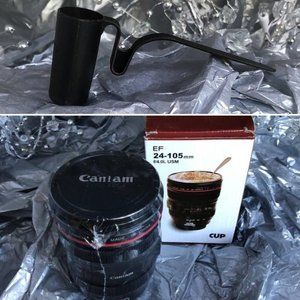 New Camera Lens Cup & Black Infuser Collection